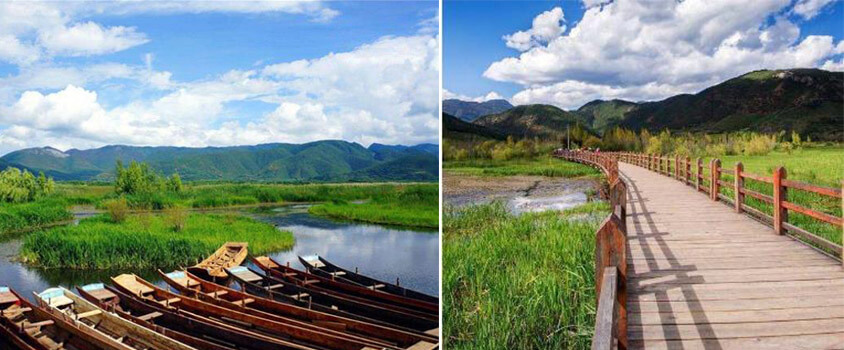 Beautiful View of Lugu Lake Beautiful View of Lugu Lake