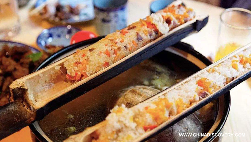 Delicious Bamboo Rice Guilin Trip Blog