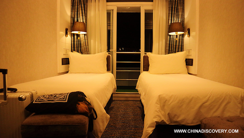 Comfortable Cabin of Victoria Jenna Five Days Yangtze River Cruise