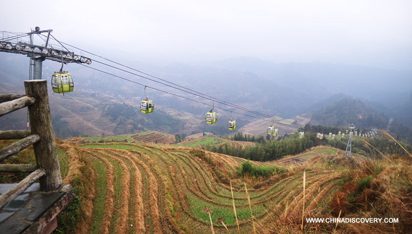 Cableway to Dazhai Guilin Trip Blog