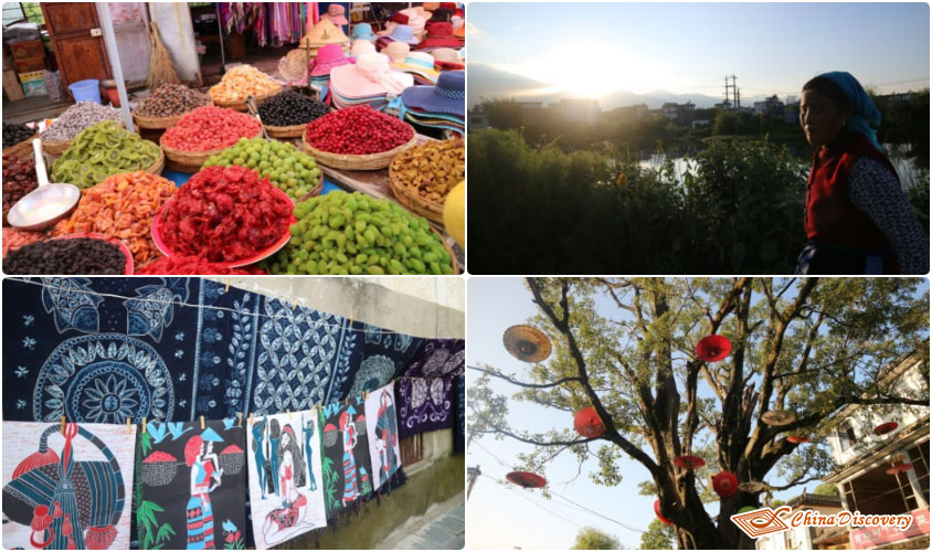 Visiting Xizhou Morning Market Wing Yunnan Tour