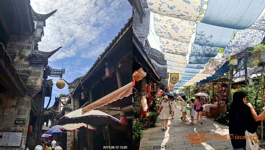 Tie dye in Huanglongxi Ancient Town Huanglongxi Tour