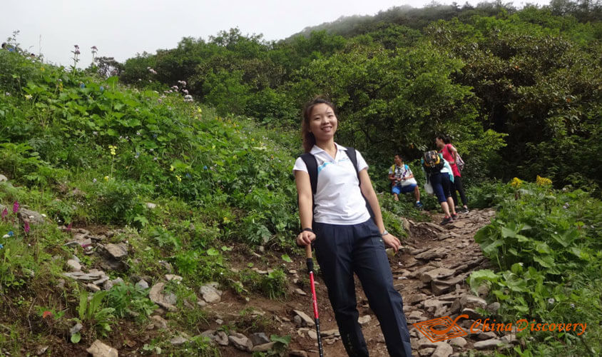 Photos during Hiking Jiuding Mountain Hiking Tour