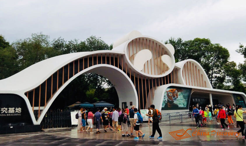 Entrance of Chengdu Giant Panda Breeding and Research Base Panda Tour