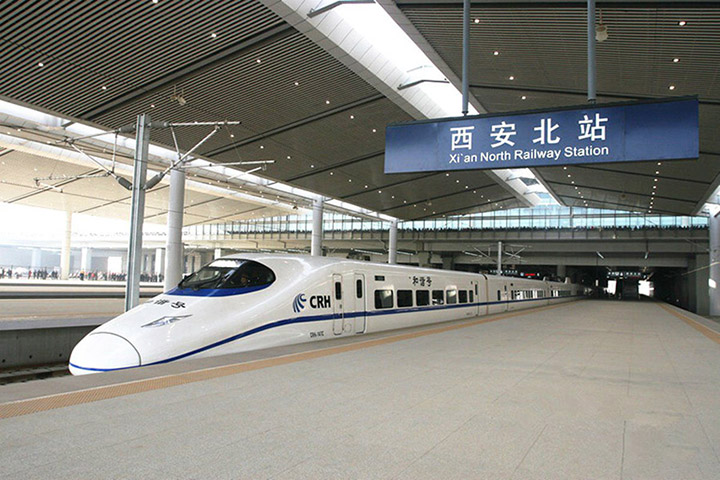 High Speed Train in Xi'an North Railway Station, Tour Customized by Tracy