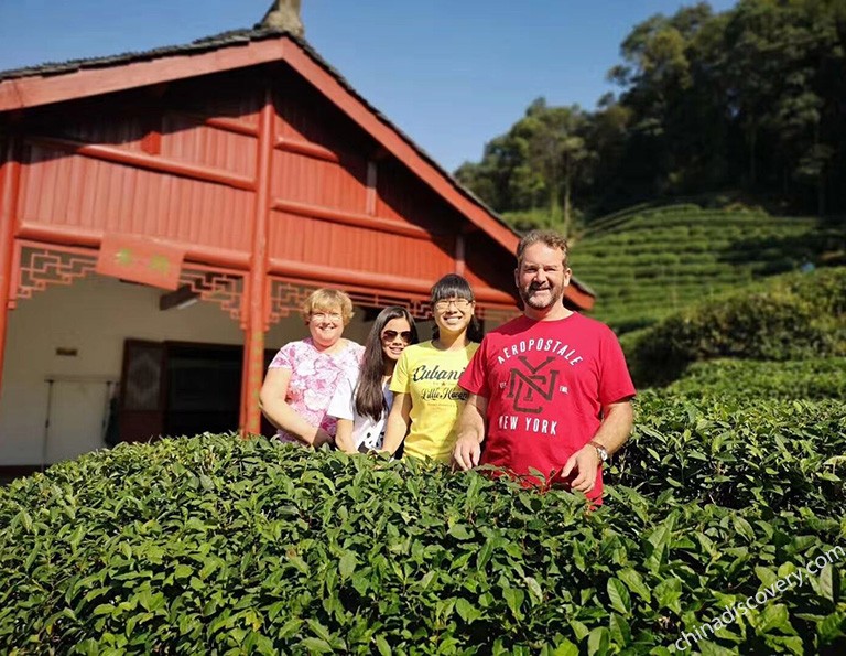 Our Customers visited Meijia Dock Longjing Tea Plantation, Hangzhou