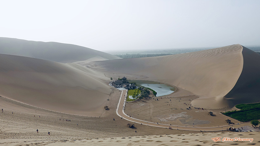 Echoing Sand Mountains and Crescent Lake in Dunhuang, Photo Shared by Marcin, Tour Customized by Lily