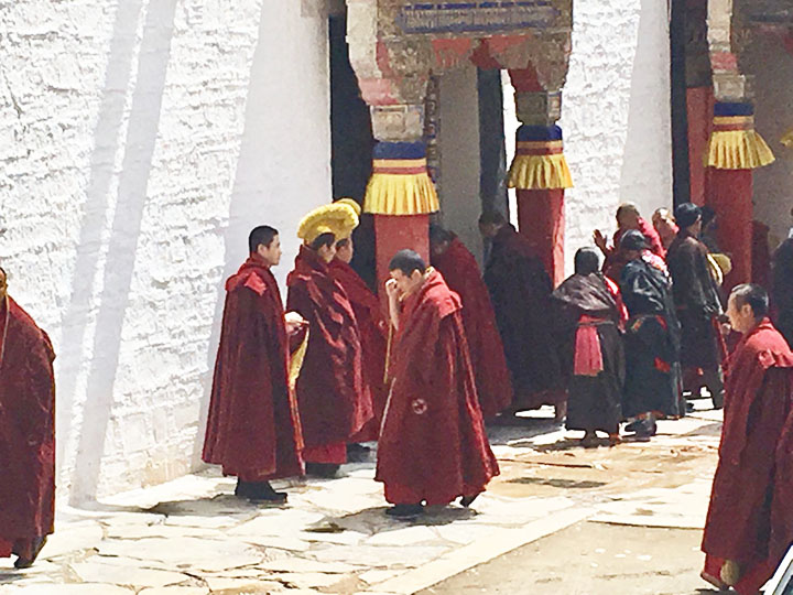 Monks Gathering Together in Labrang Monastery, Photo Shared by Monica, Tour Customized by Leo