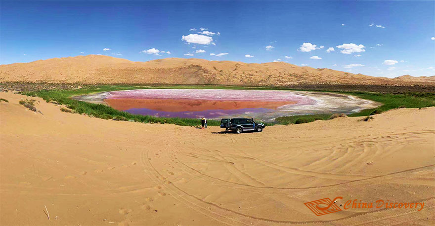 Colorful Lakes in Badain Jaran Desert China Trip Story