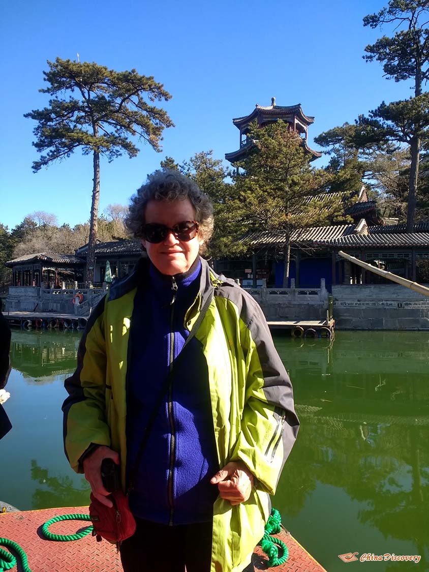 Christine at Chengde Summer Resort, Photo Shared by Roger, Tour Customized by Lily