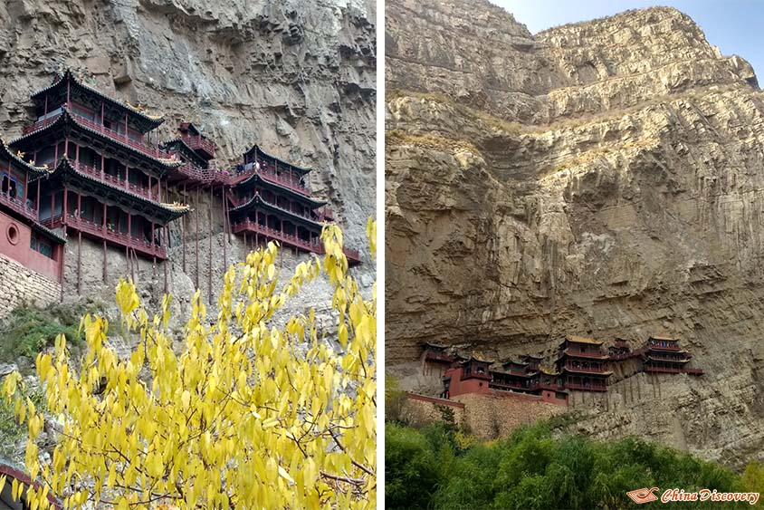 Hanging Temple on the Cliffs of Mt. Hengshan, Photo Shared by Roger, Tour Customized by Lily