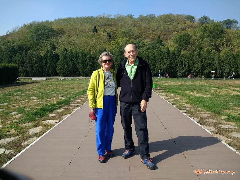 Roger and Christine at Hanyangling Mausoleum, Photo Shared by Roger, Tour Customized by Lily
