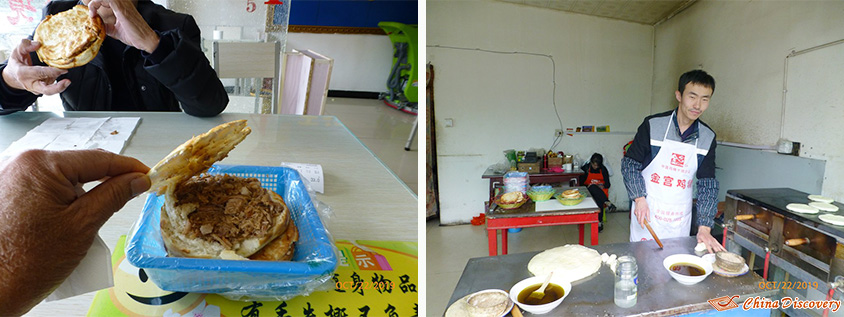 Tibetan Hamburger We Ate Near Yamdrok Lake, Photo Shared by Steve, Tour Customized by Leo