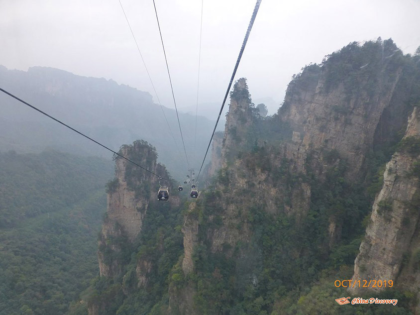 Tianmen Mountain Cableway in Zhangjiajie, Photo Shared by Steve, Tour Customized by Leo