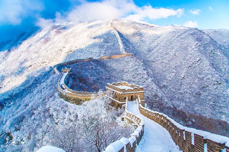 Beijing Great Wall in Winter