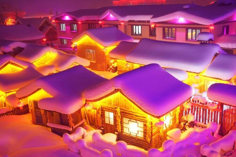 China Snow Town