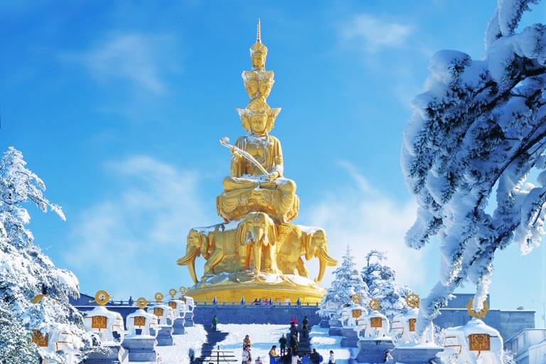 Mount Emei in Winter