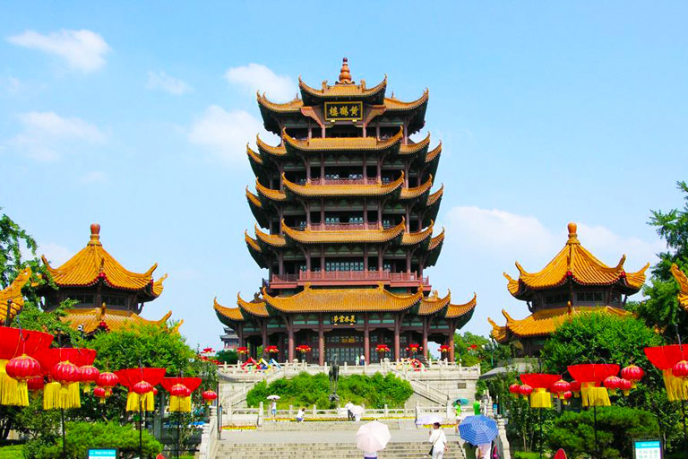 Yellow Crane Tower in Wuhan