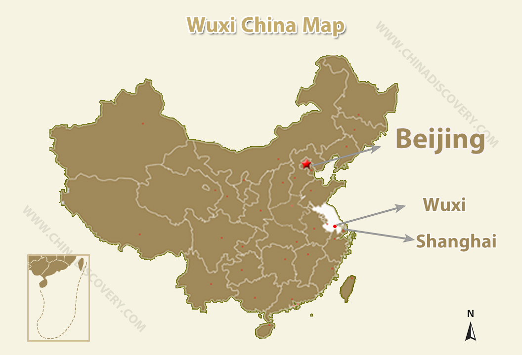 wuxi tourist map