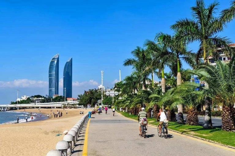 Huangcuo Beach along Huandao Road