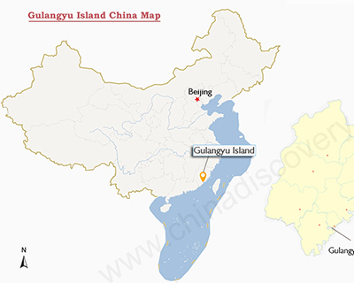 Gulangyu China Map