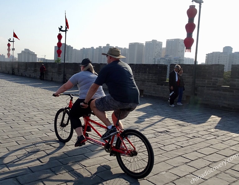Our customers enjoyed biking on Ancient City Wall