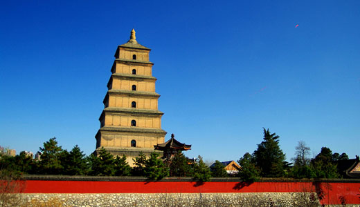 Big Wild GoosePagoda that designed by Xuanzhang