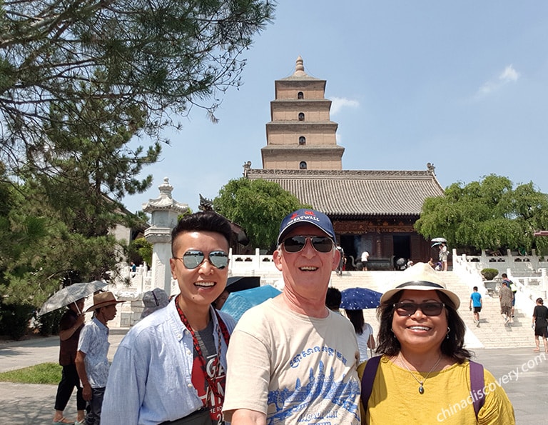 Our customers visited Big Wood Goose Pagoda