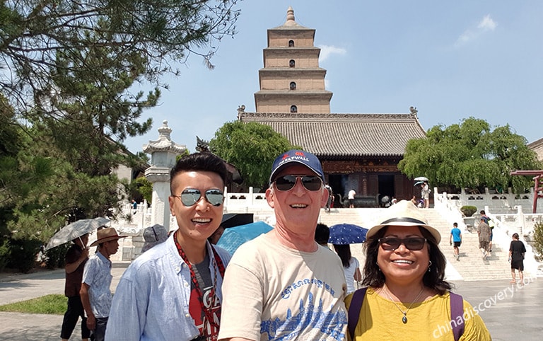Our customers visited Big Wood Goose Pagoda