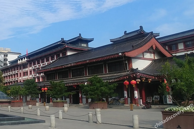 Bell Drum Tower Square near Muslim Quarter Xian