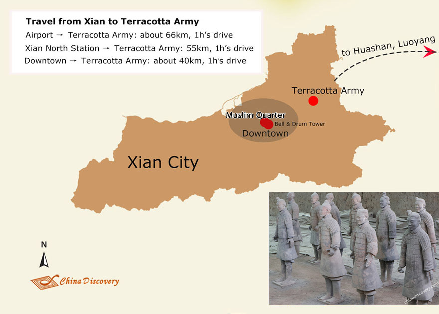 Xian Province Map