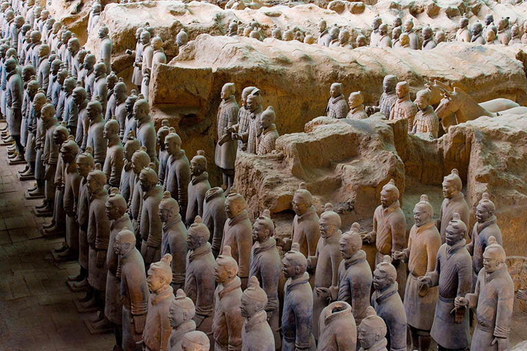 Terra Cotta Soldiers on the March, History