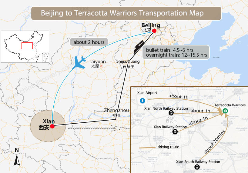 Terracotta Warriors Maps