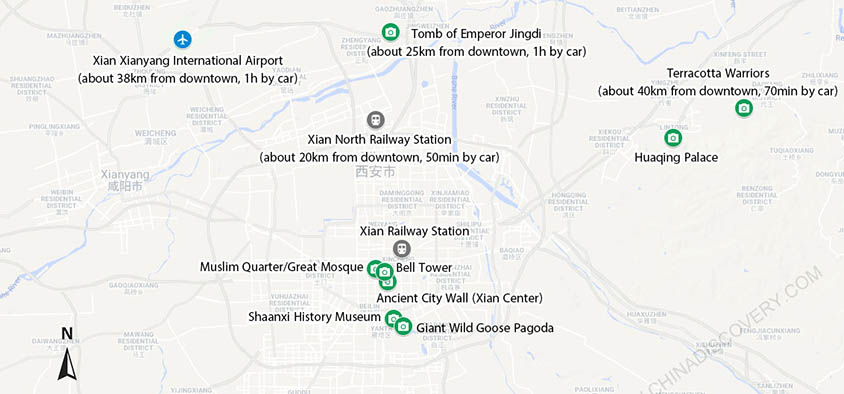 Terracotta Warriors Maps