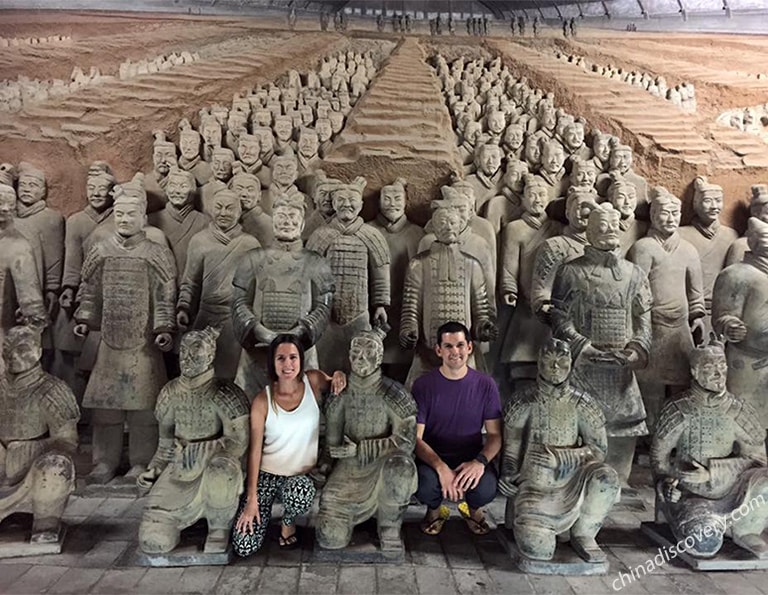 Terracotta Warriors in Xian - Our Customers