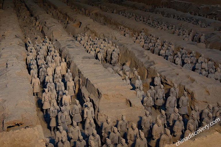 Amazing Terracotta Warriors with 2000 Years History