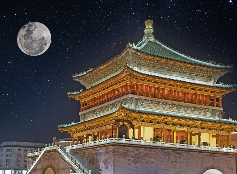 Appreciate the Moon on Mid-autumn Festival 
