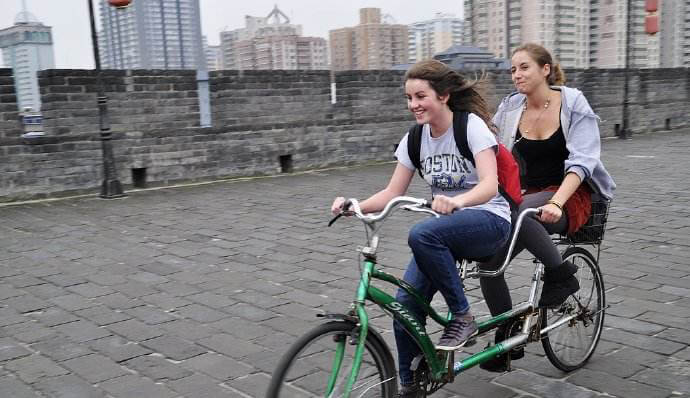 Biking on the Ancient City Wall