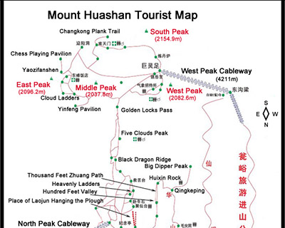 Xian Tourist Map