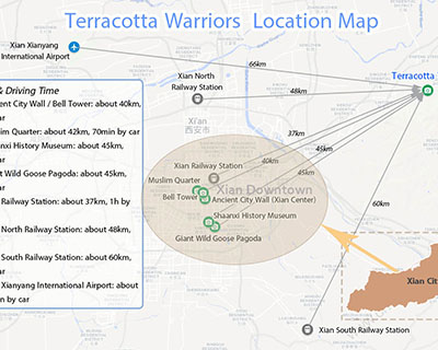 Xian Tourist Map