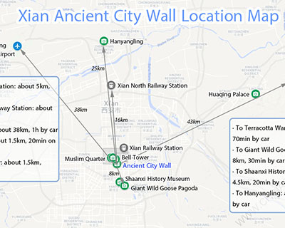 Xian Tourist Map