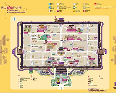 Xian Tourist Map