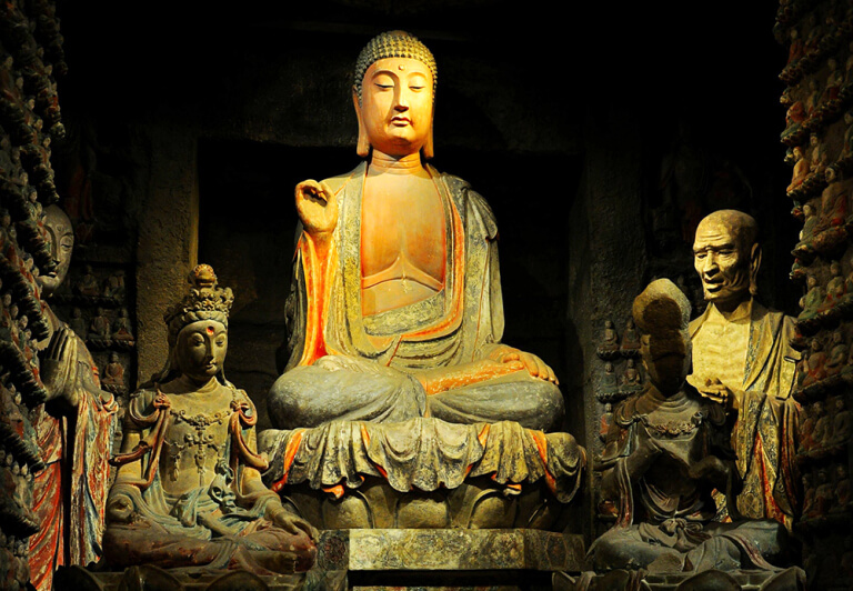 Buddha Sculpture in Tang Dynasty