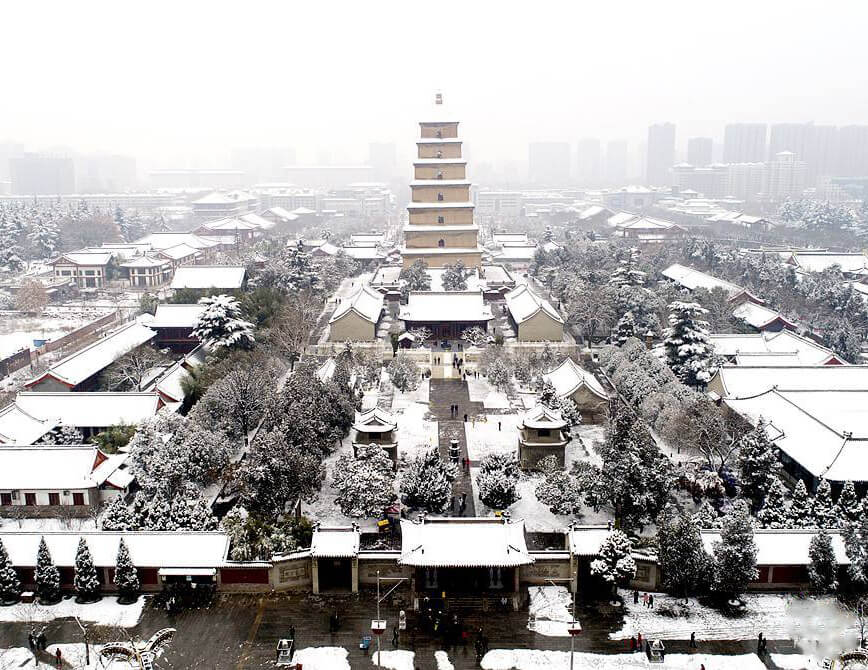 Snowscape of Xian