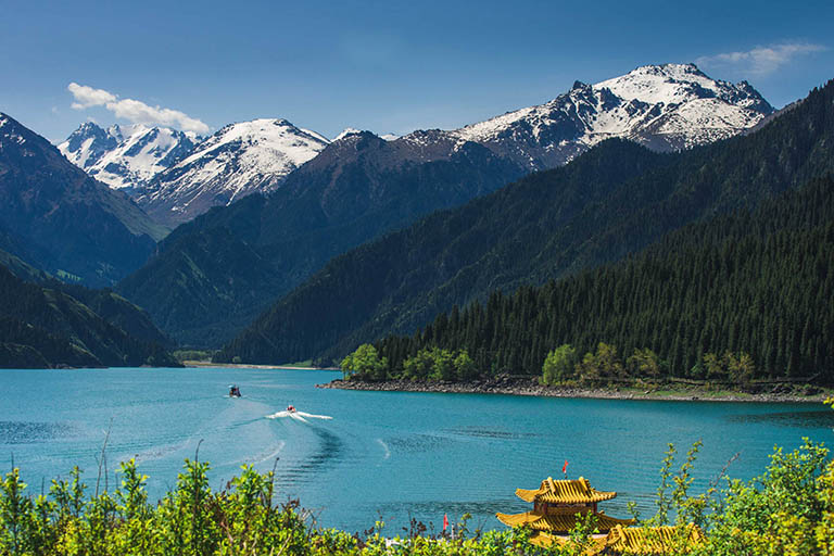 Heavenly Lake of Tianshan Mountain