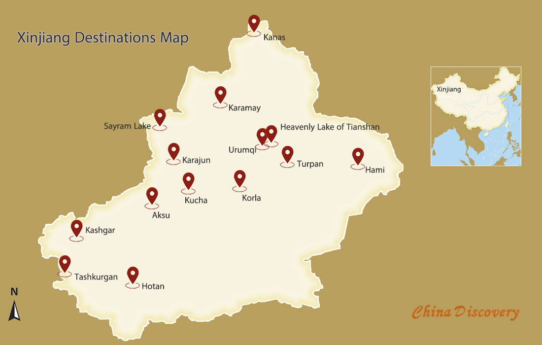 Xinjiang Map