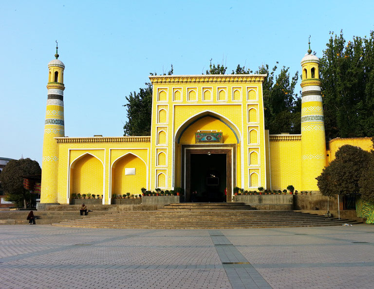 Id Kah Mosque is the most influential Islamic mosque in Xinjiang