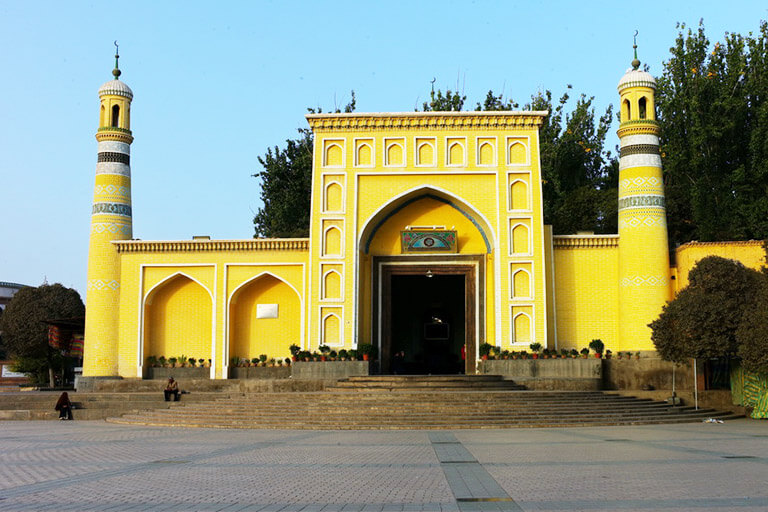 Id Kah Mosque is the most influential Islamic mosque in Xinjiang
