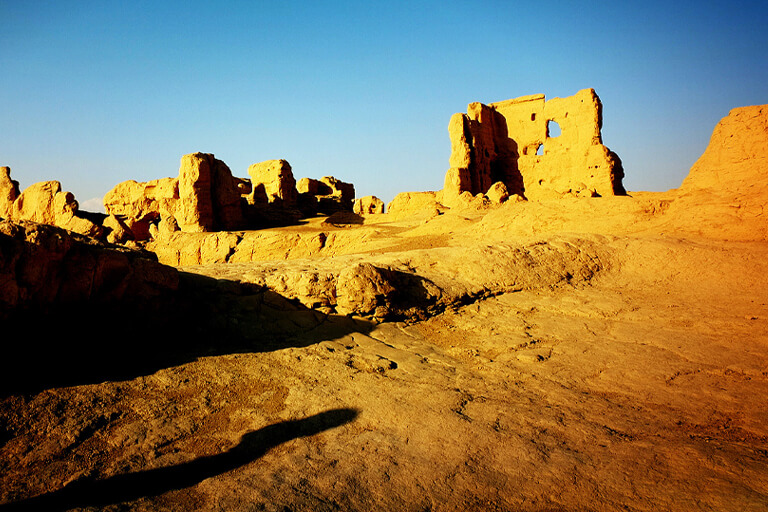 Jiaohe Anicent City Sunset