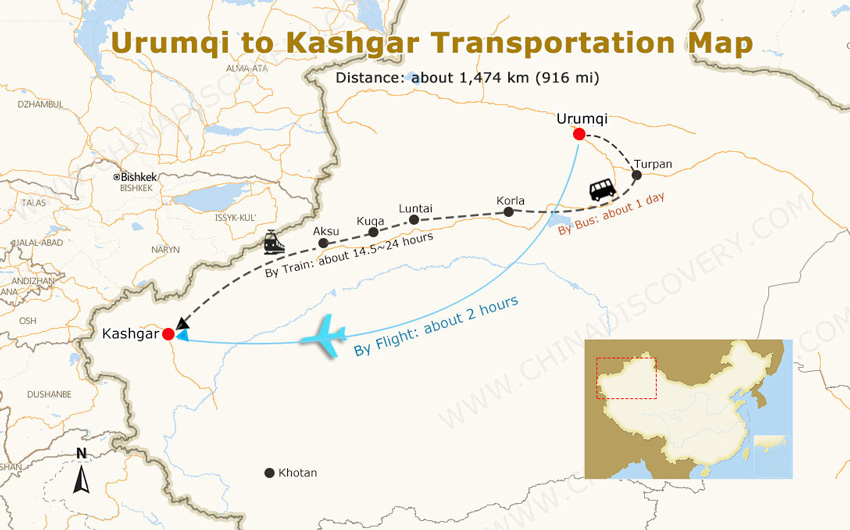 Urumqi to Kashgar